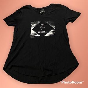 Tek Gear Black Graphic Tee